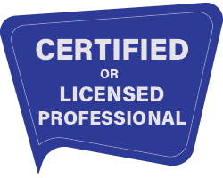 Mother Mary's Cleaning Services LLC's Certified or Licensed Professional Badge