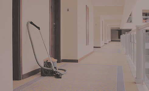Janitorial Cleaning Services - Clean hotel hallway